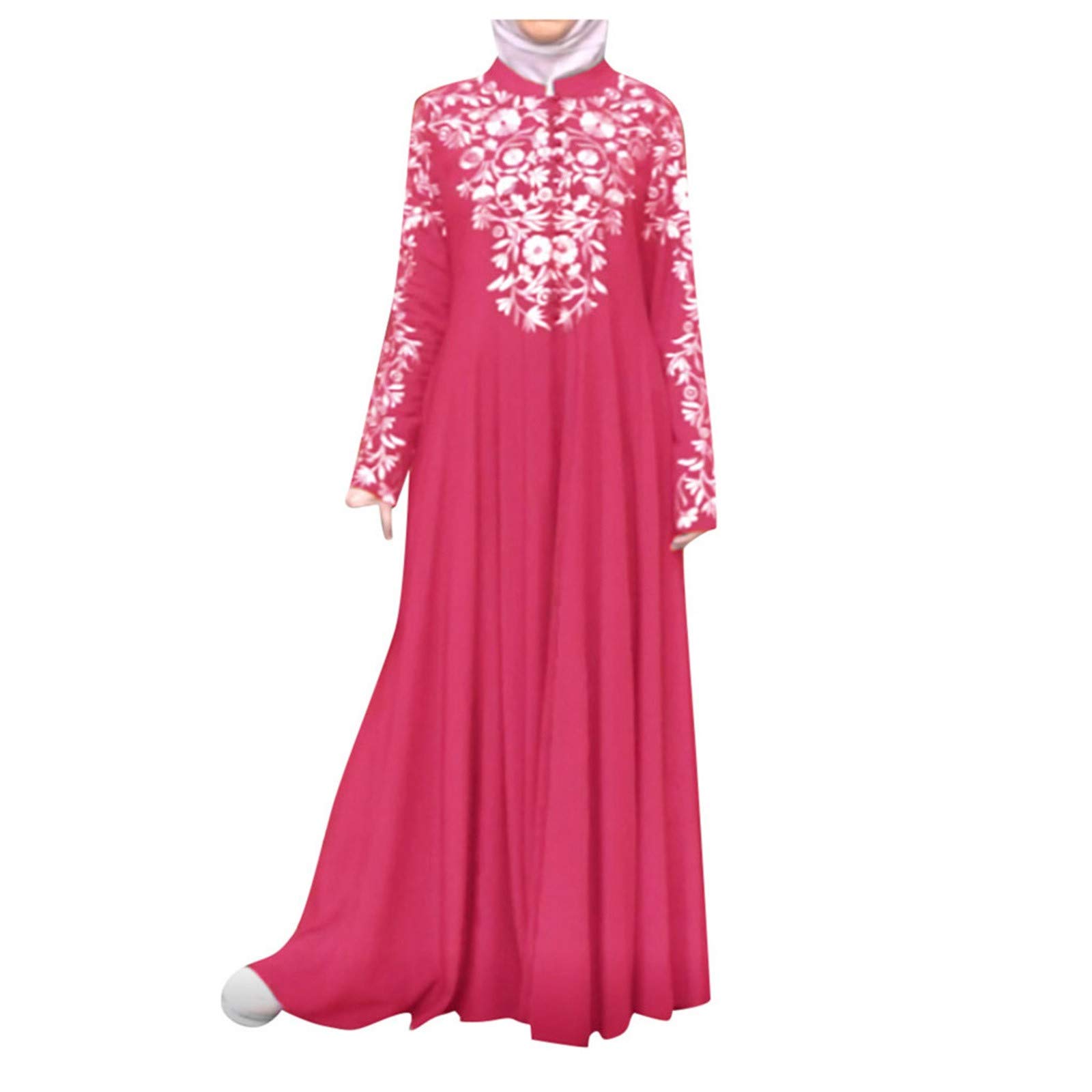 Elegant Muslim Kaftan Abaya Dress for Women - Islamic Maxi Jilbab with Lace Stitching - Perfect for Prayer, Eid, and Special Occasions