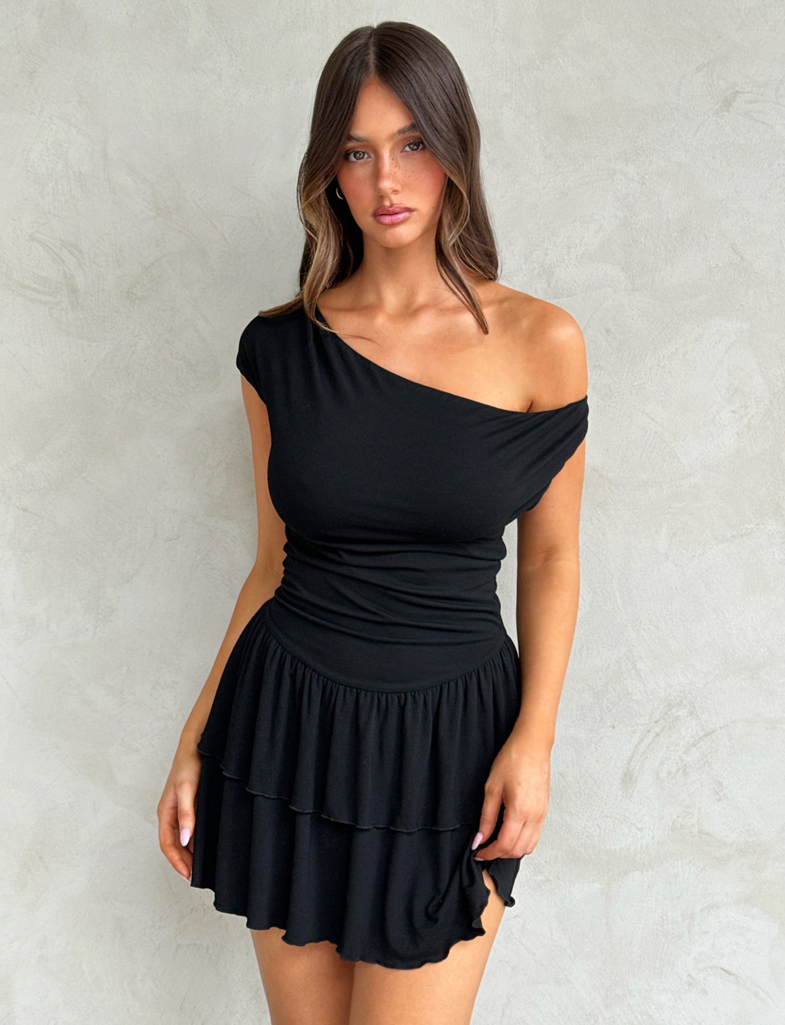 IYANNA Black Dress for Women - Elegant & Comfortable Casual Wear for Parties, Dates & Office - Plus Size Options Available