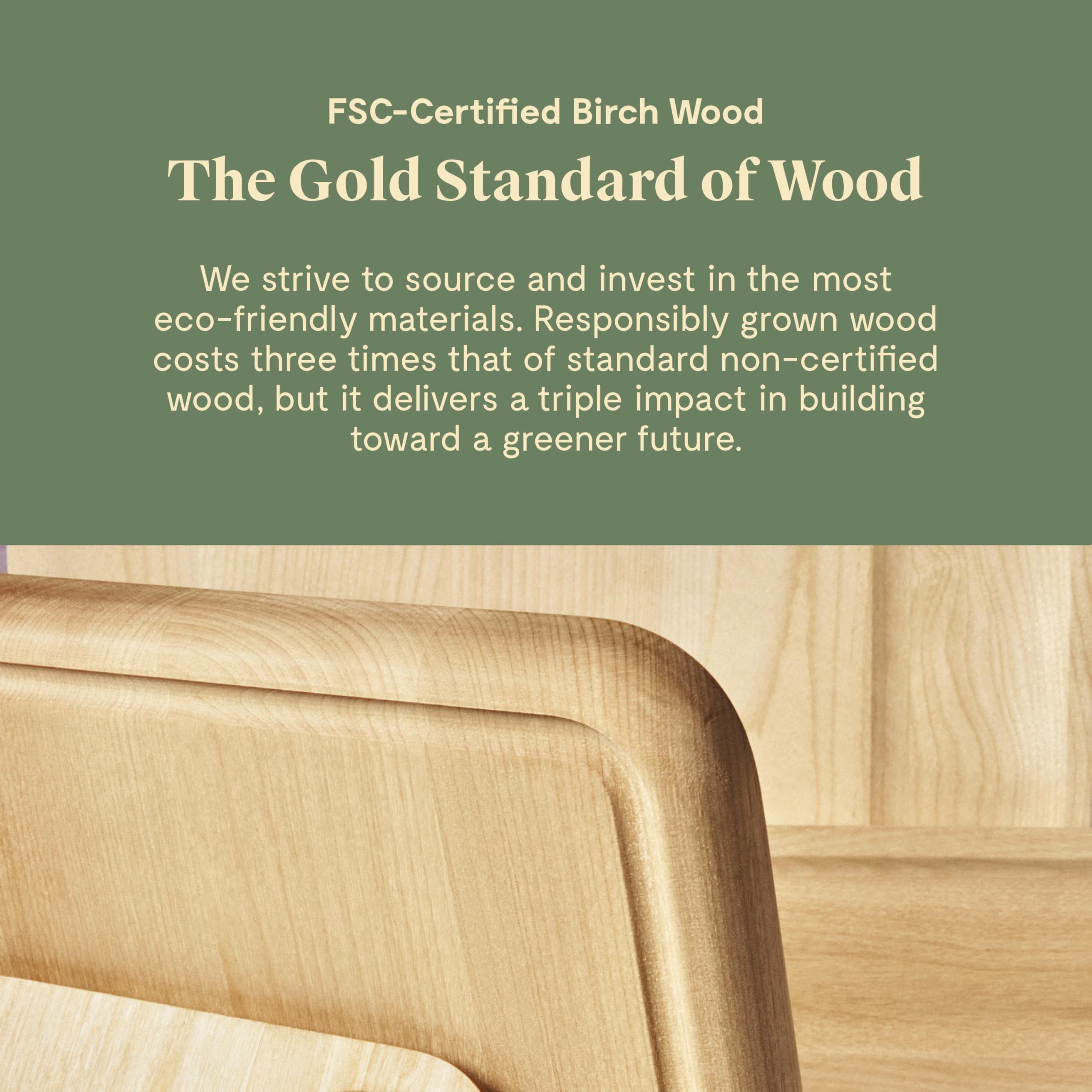 Caraway 4-Piece Reversible Wooden Cutting Board Set - FSC-Certified Birch - Natural Mineral Oil & Beeswax Finish - Small, Medium & Large Sizes with Storage Organizers - Perfect for Meal Prep, Charcuterie Boards & Kitchen Organization