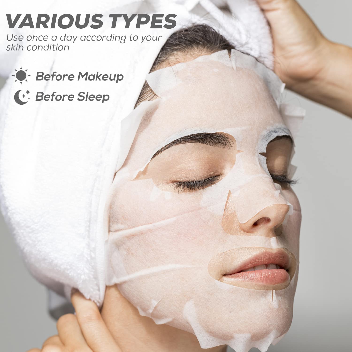 VCare Brightening Facial Mask with Saffron & Goat Milk - Skin Care Mask for Glowing Skin, Tan Removal & Dry Skin Relief | Pack of 3 | Perfect for Daily Skincare Routine & Spa Treatments