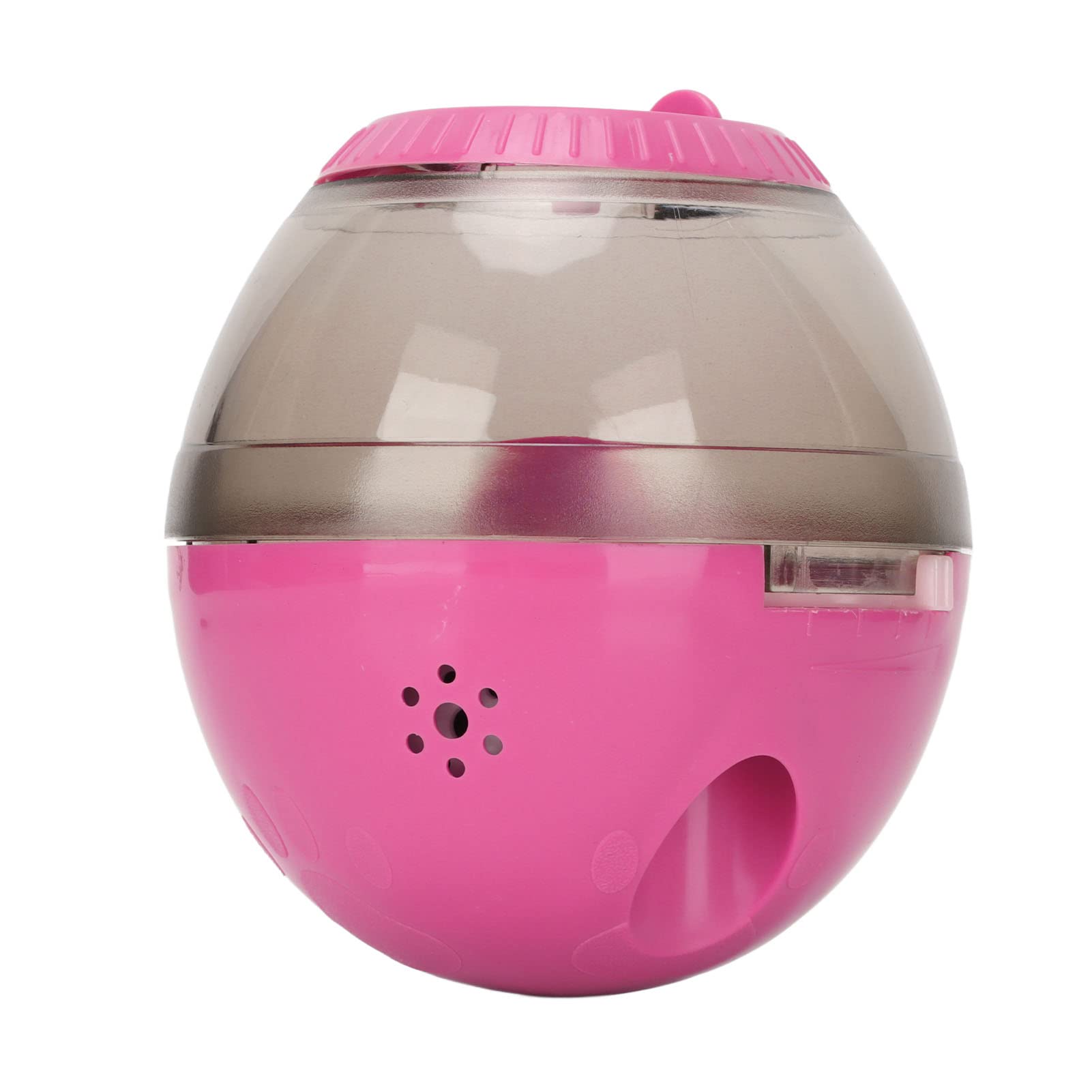 Automatic Slow Feeder Ball for Dogs & Cats - Interactive Treat Dispensing Puzzle Toy for Indoor Pets (Pink) - Perfect for Boredom Relief & Mental Stimulation During Mealtime
