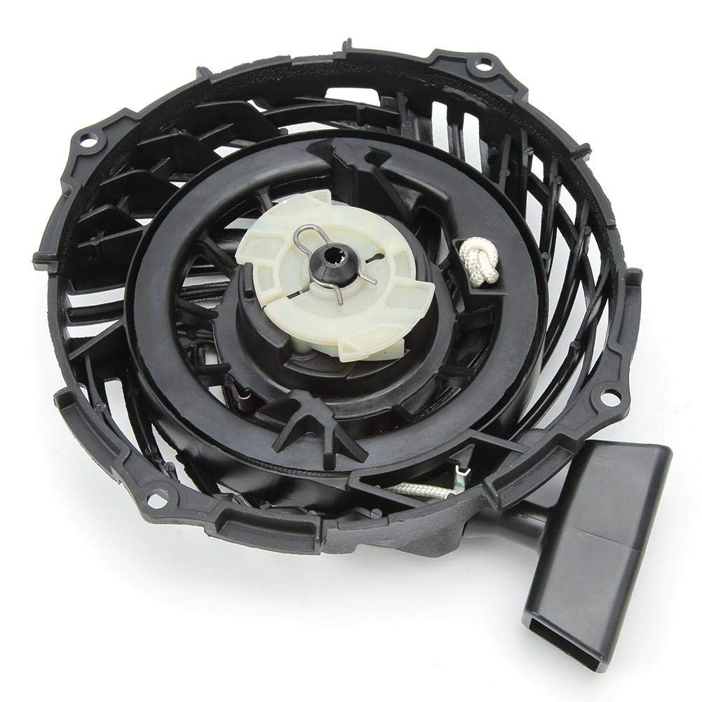 Fdit Black PP Material Pull Starter Replacement for 500 500E 1400cc Motor 591139 595355 - Lawn Mower Engine Parts for Easy DIY Repair & Maintenance