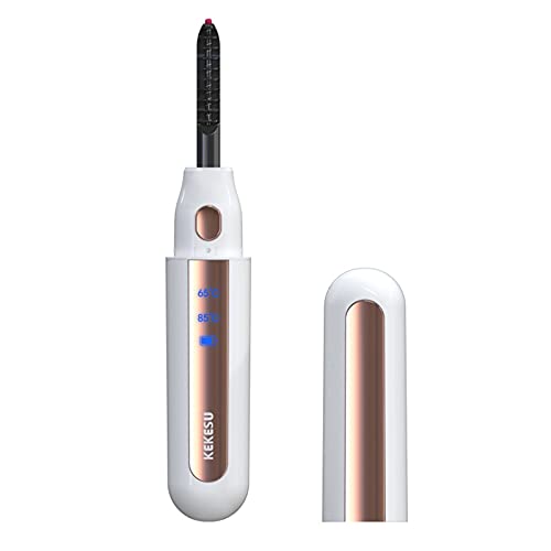 Rechargeable LED Eyelash Curler with Temperature Control - USB Powered Heated Lash Curling Tool for Long-Lasting Natural Curls | Perfect for Makeup, Beauty & Daily Use