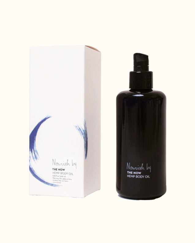The NOW Hemp Body Oil - Organic Moisturizing & Nourishing CBD Oil for Dry Skin - Perfect for Massage, Aromatherapy & Daily Skincare Routine