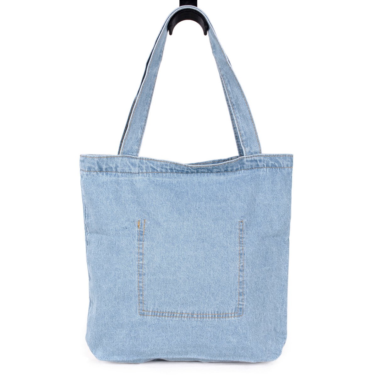 Stylish Lightweight Denim Tote Bag for Women - Eco-Friendly Cotton Shoulder Handbag with Unique Prints | Perfect for Shopping, Beach & Daily Use