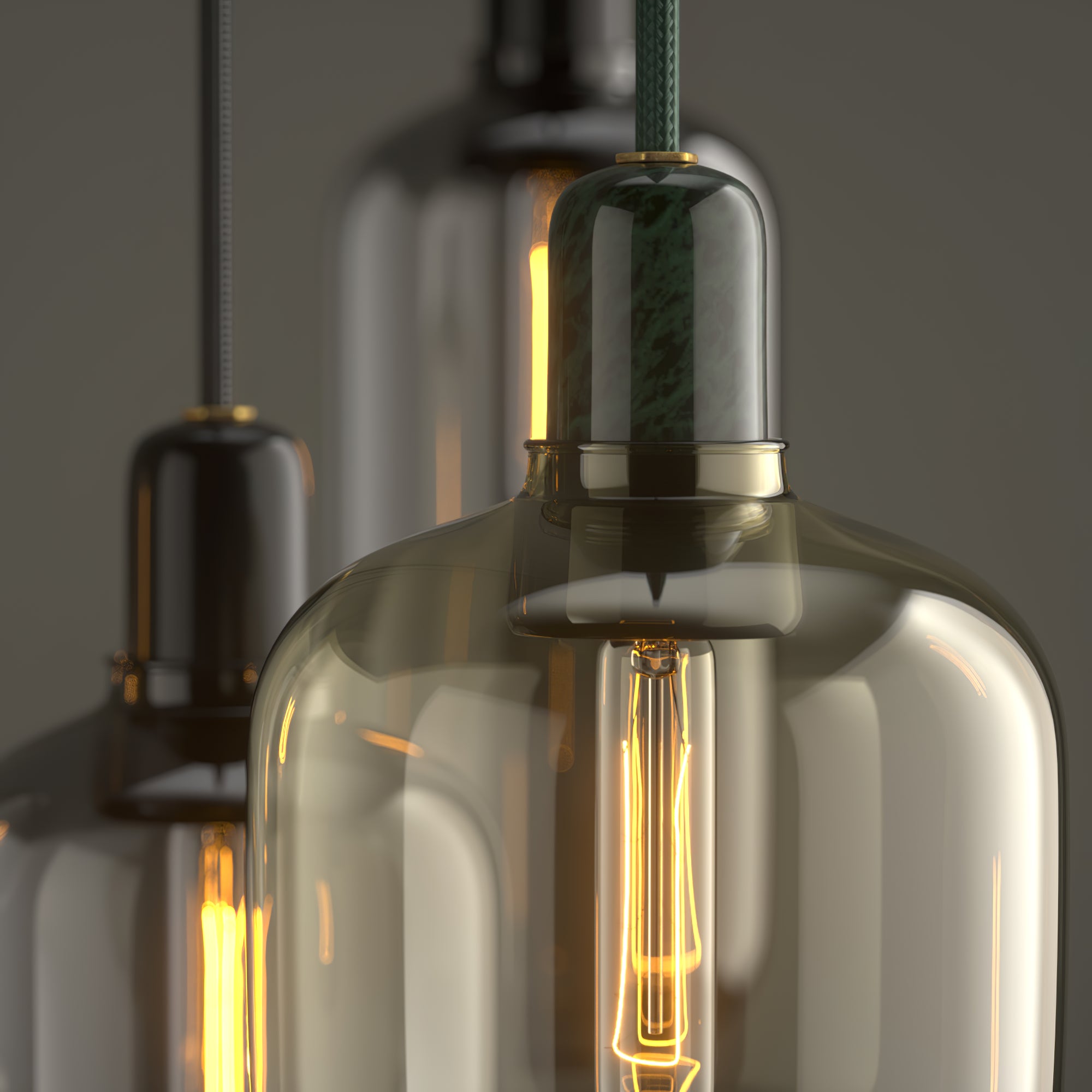 Modern Amp Pendant Lamp - Industrial Style Hanging Light Fixture for Kitchen Island, Dining Room & Bedroom Decor