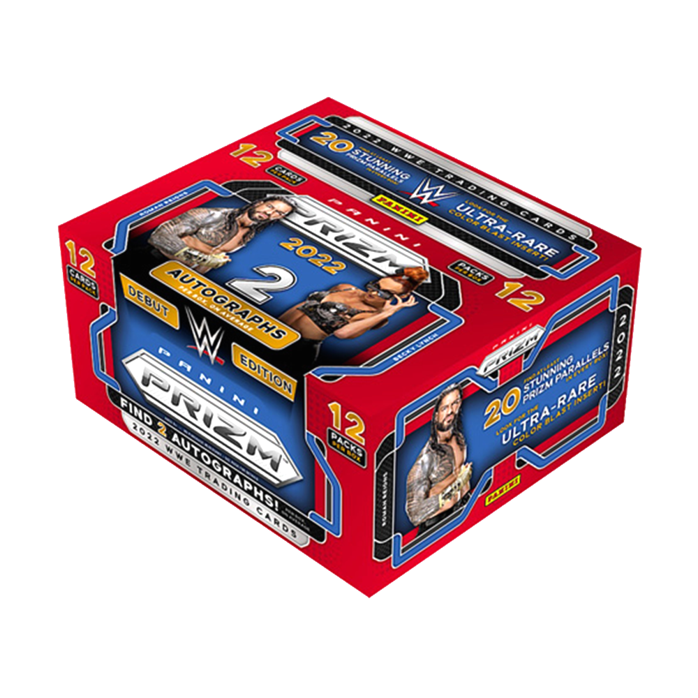 2022 Panini Prizm WWE Trading Card Packs - Collectible Wrestling Cards for Sports Fans & Card Collectors | Perfect for Trading, Collecting, and Displaying