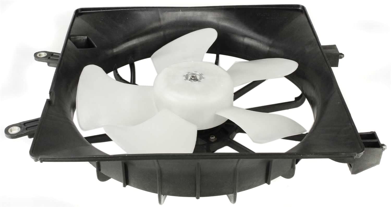 Go-Parts Radiator Fan Shroud Assembly - Right (Passenger) Side Compatible with 2001-2005 Honda Civic 1.7L (Non-Hybrid) | Denso Type Replacement Part | Perfect for Engine Cooling System Repair & Maintenance