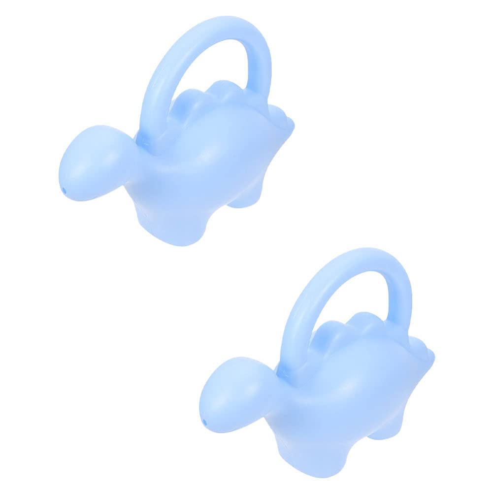 Hemoton 2-Pack Watering Can Set - 1L Garden Watering Kettle with Long Spout, Perfect for Indoor Plants, Succulents, Flowers & Outdoor Gardening - Durable Plastic Watering Pot for Home, Greenhouse & Balcony Use
