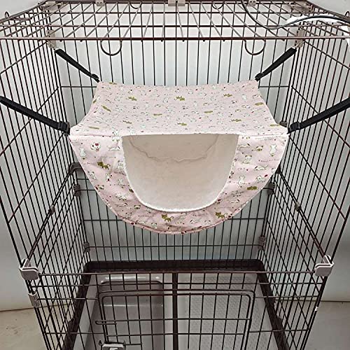 **Double Layer Cat Hammock Cage - Hanging Pet Bed for Cats, Kittens, Puppies & Small Pets | Breathable Soft Plush Indoor Cat Bed for Porch, Window & Relaxation**    *(Use Case: Perfect for lounging, napping, or sunbathing by the window, porch, or indoors—ideal for cats, kittens, and small pets like rabbits & ferrets.)*