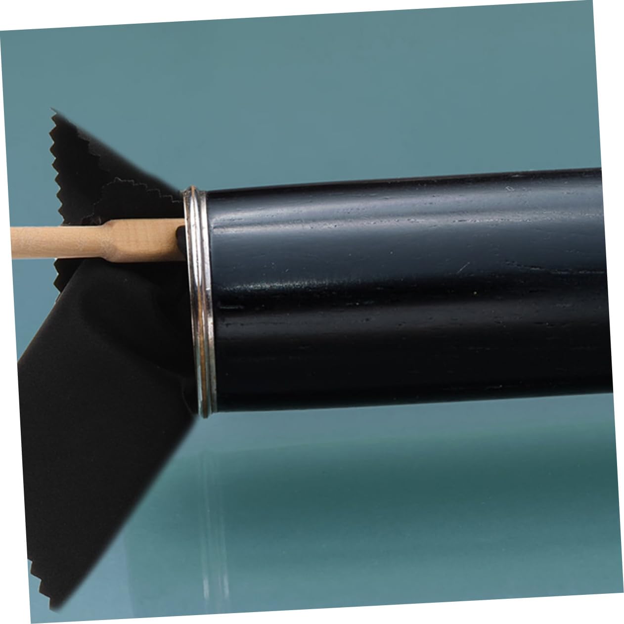 TOYANDONA 2-Piece Flute Cleaning Kit - Flute Cleaning Rod, Swab & Polishing Cloth for Flute Maintenance - Perfect for Musicians, Students & Band Practice