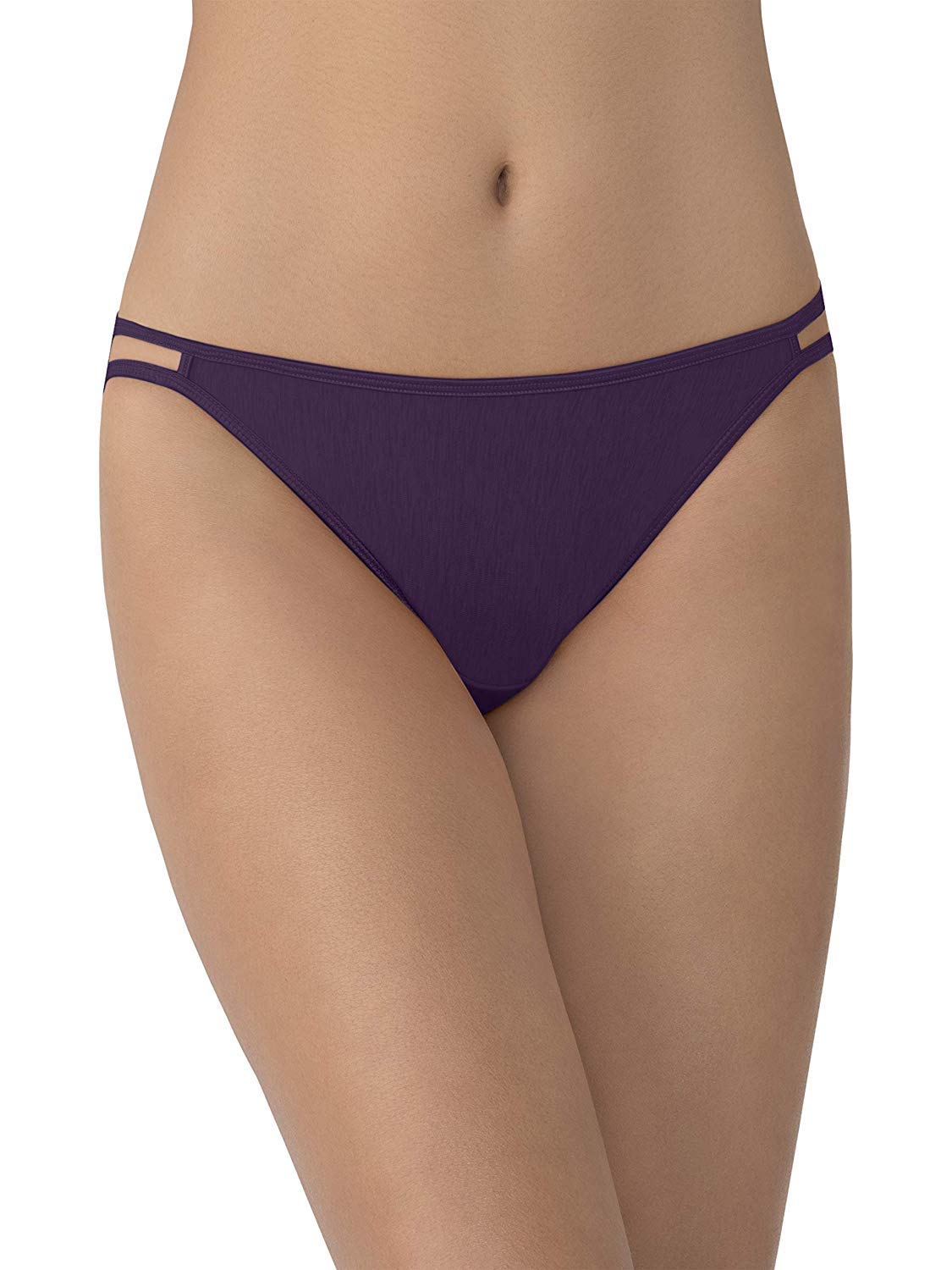 Vanity Fair Women's Illumination String Bikini Panty 18108 - Sexy Lace Underwear for Comfort & Style - Perfect for Beach, Vacation & Romantic Occasions
