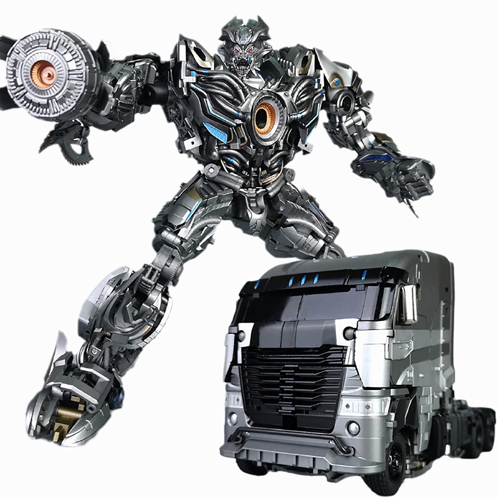 LIUHUI Transformer Toys Movie 4 Age of Extinction Galvatron Reborn Truck UT Version Action Figure - Collectible Robot Model for Kids & Adults, Perfect for Display, Gifts and Role Play Scenes