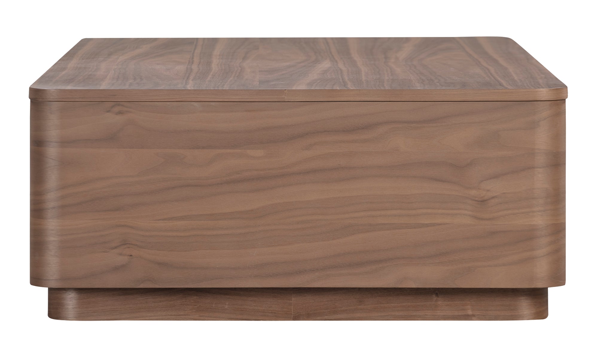 Modern Round Coffee Table - Solid Walnut Wood - Stylish Living Room Centerpiece for Home Decor & Relaxation
