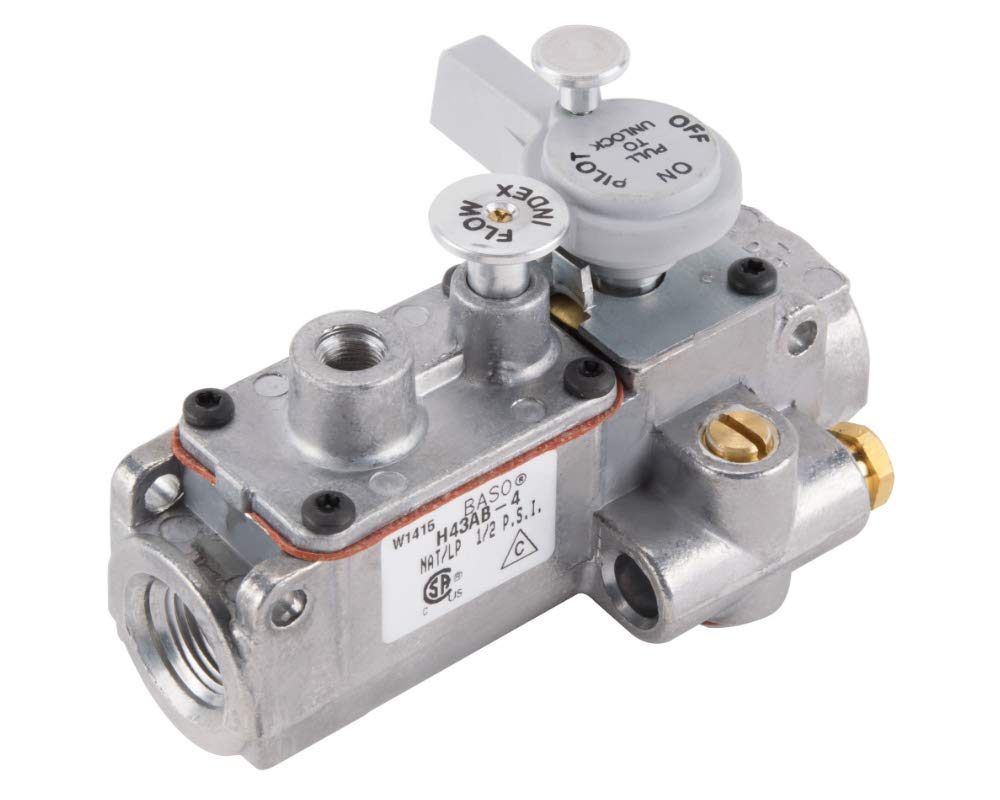 L016A Gas Safety Valve - BASO Certified for Water Heaters, Furnaces & Gas Appliances | Reliable Leak Protection for Home & Commercial Use