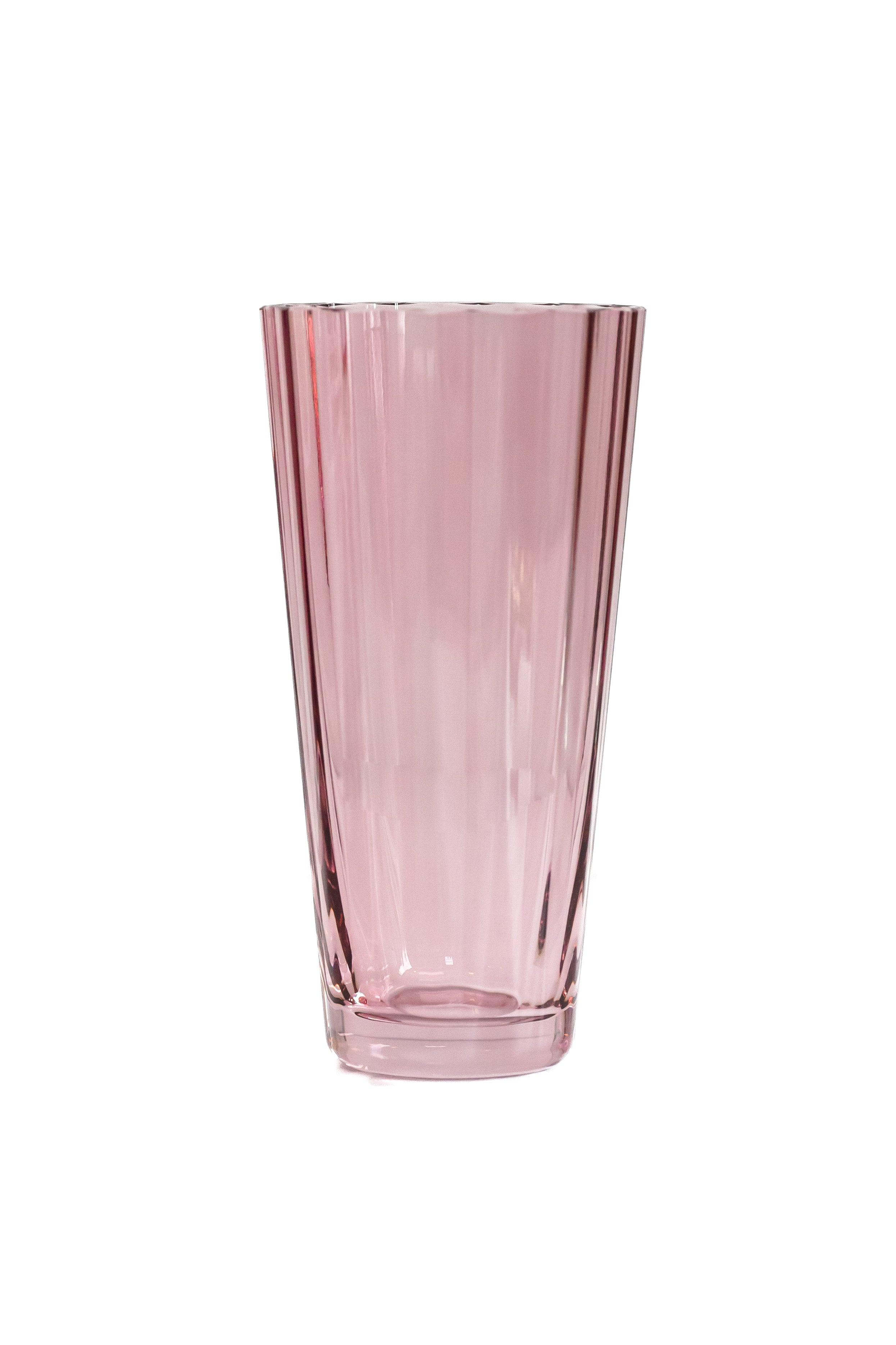 Estelle Colored Sunday Highball Glasses Set of 2 - Rose Pink Barware for Cocktails, Iced Tea & Entertaining | Elegant Drinkware for Home Bar, Parties & Gifts