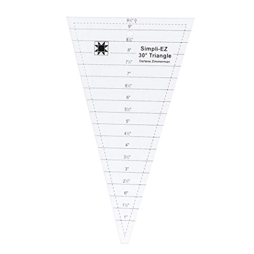 Fityle Clear Acrylic Quilting Dresden Template Ruler - Precision Sewing, Tailoring & Patchwork Tool (EZ-03) | Perfect for Quilting Projects, DIY Crafts & Fabric Design