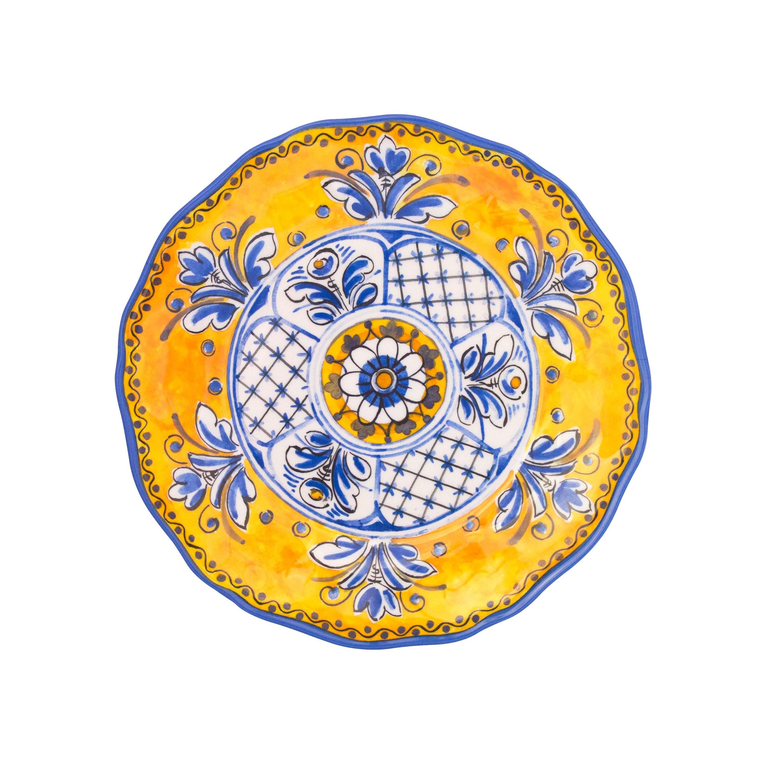 Benidorm Salad Plate - Elegant Ceramic Dinnerware for Salads, Appetizers & Desserts | Perfect for Home Dining, Parties & Restaurants
