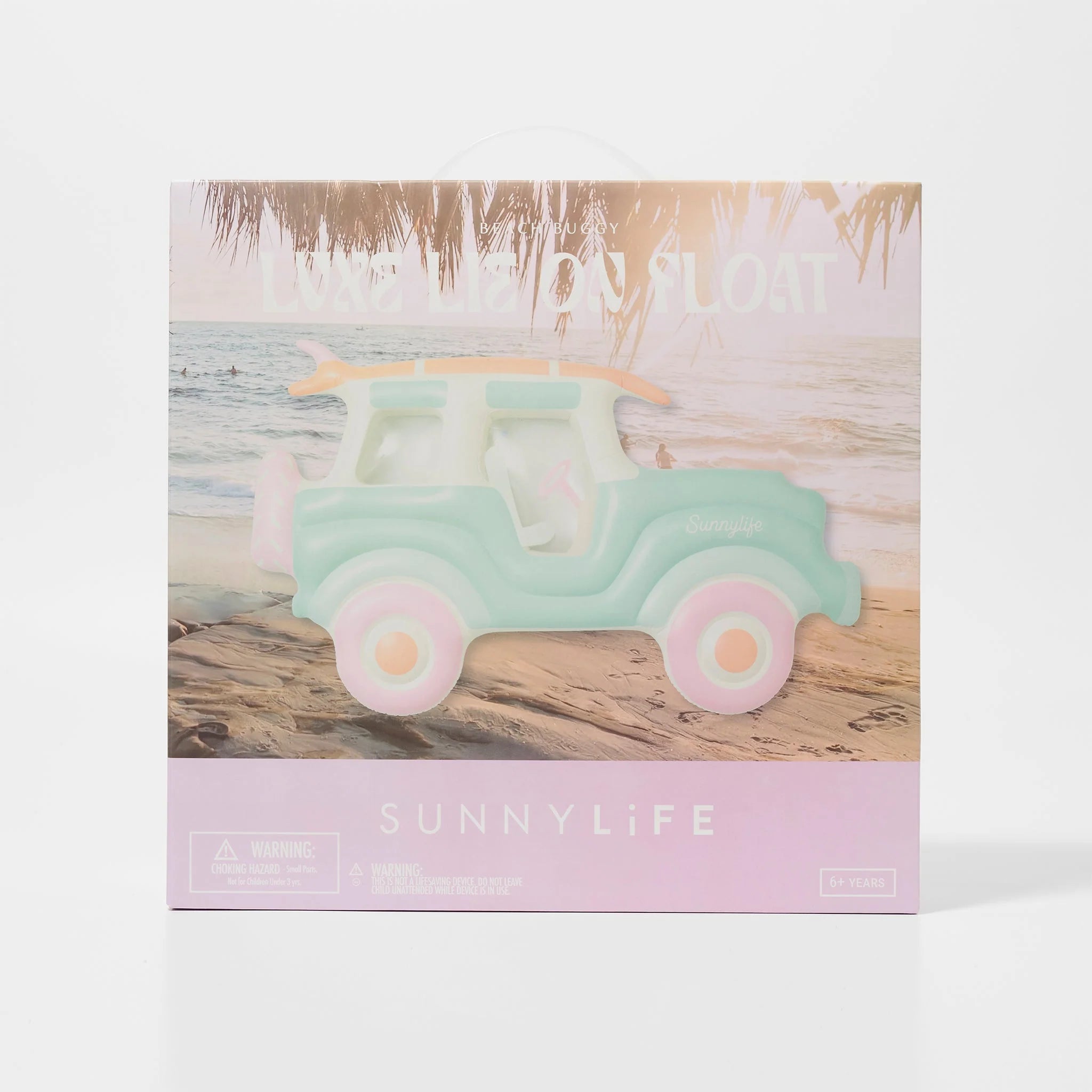 Premium Inflatable Beach Buggy Luxe Floating Mat for Pool, Lake & Ocean - Comfortable Lounge Float for Relaxing in Water