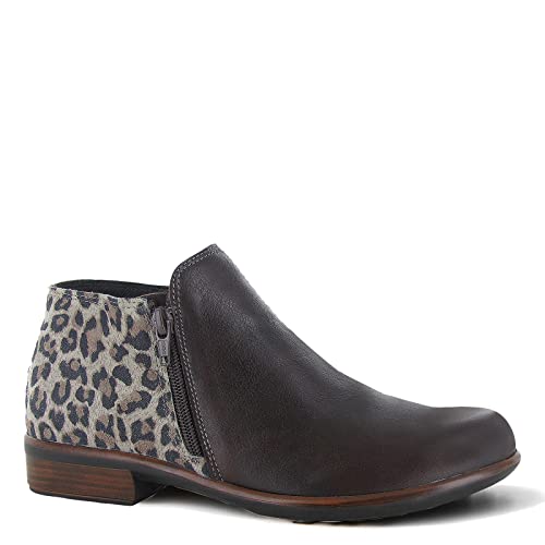 Cheetah Suede/Soft Brown Lthr