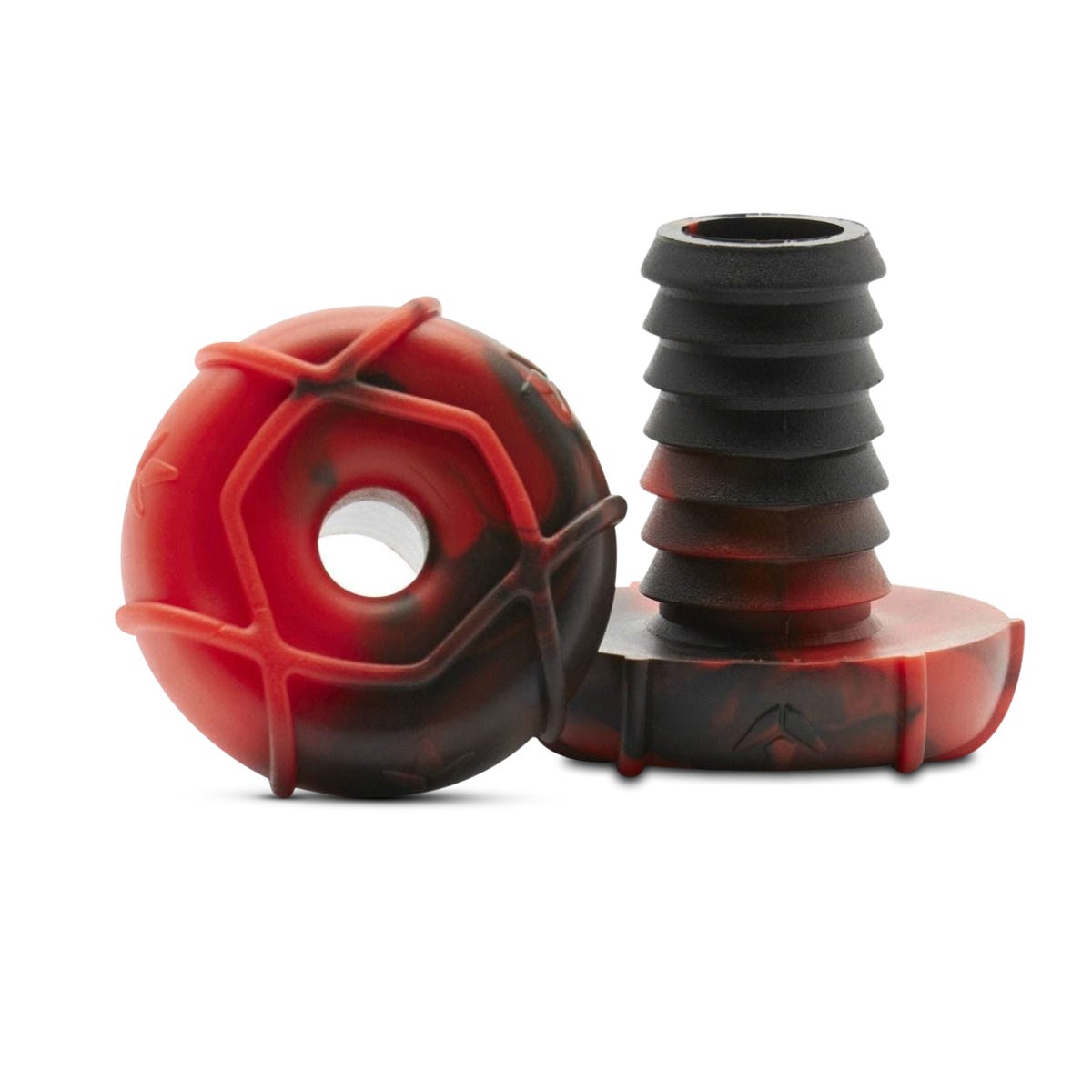 Envy Nylon Bar Ends - Durable Aluminum Motorcycle Handlebar Grips for Harley, Honda, Yamaha - Perfect for Cruiser & Touring Bikes