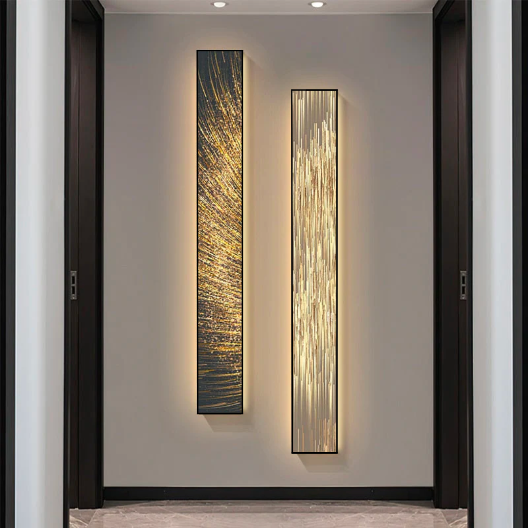 Abstract LED Panel Wall Lamp – Modern Indoor Light Fixture for Living Room, Bedroom & Office Decor | Energy-Efficient Ambient Lighting Solution