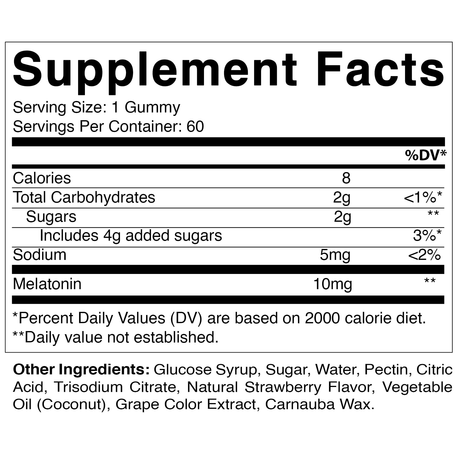 Vitamatic Melatonin 10mg Vegan Gummies - Non-Habit Forming Sleep Aid, 60 Gummies per Bottle (2 Pack, 120 Total) - Perfect for Jet Lag & Nighttime Relaxation