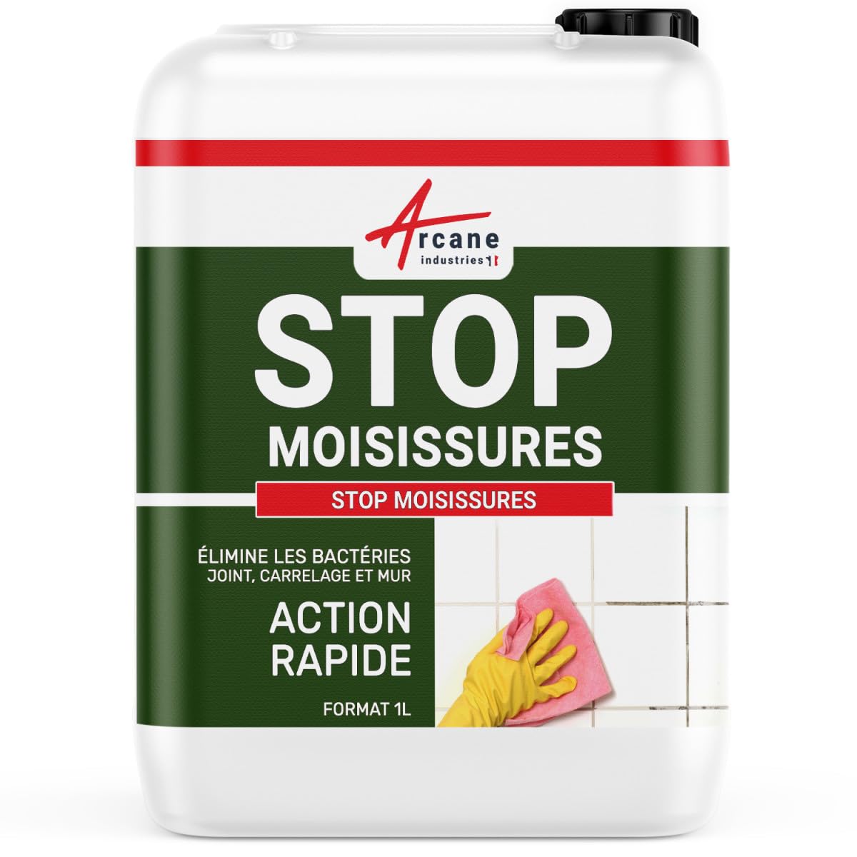 Anti-Mold Bathroom Wall Cleaner - 1L - ARCANE INDUSTRIES | Removes Stubborn Mold & Mildew | Perfect for Showers, Tiles & Wet Areas