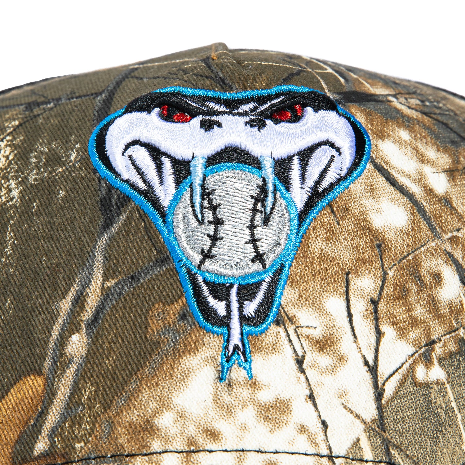 New Era 9Forty A-Frame Arizona Diamondbacks Inaugural Patch Snakehead Snapback Trucker Hat - Realtree Camo & Black - Perfect for Baseball Games, Outdoor Activities & Streetwear Fashion