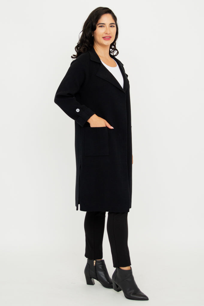 Delaney Jacket - Black Cotton Jacket for Men & Women | Stylish Outerwear for Fall & Winter | Perfect for Casual Outings & Outdoor Adventures