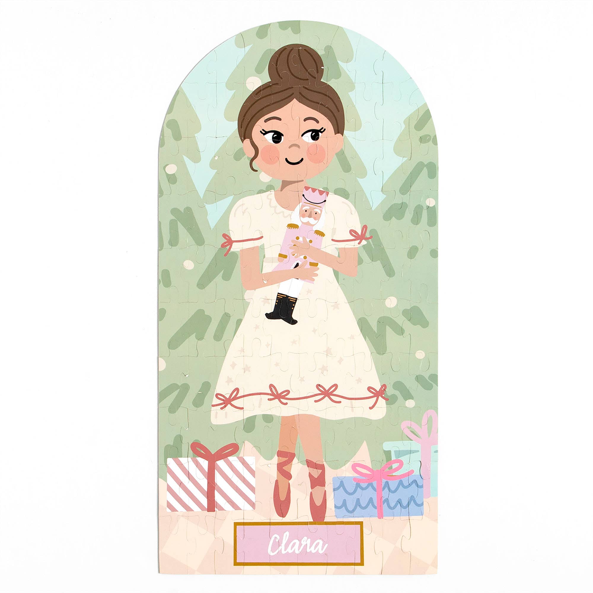 The Nutcracker & Clara Double-Sided Character Jigsaw Puzzle - 500 Piece Christmas Holiday Puzzle for Adults & Kids - Perfect for Family Game Nights & Holiday Decor
