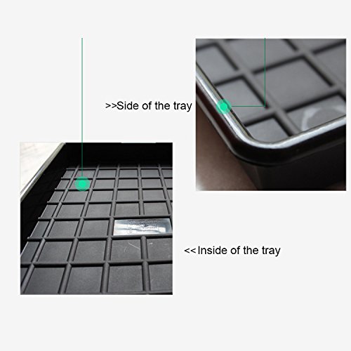 OLizee® 12-Pack Durable Plastic Seed Starter Trays with 2.75