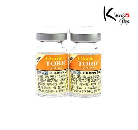 Gloria Toric Contact Lenses for Astigmatism - Premium Comfort & Clear Vision for Daily Wear, Sports, and Night Driving