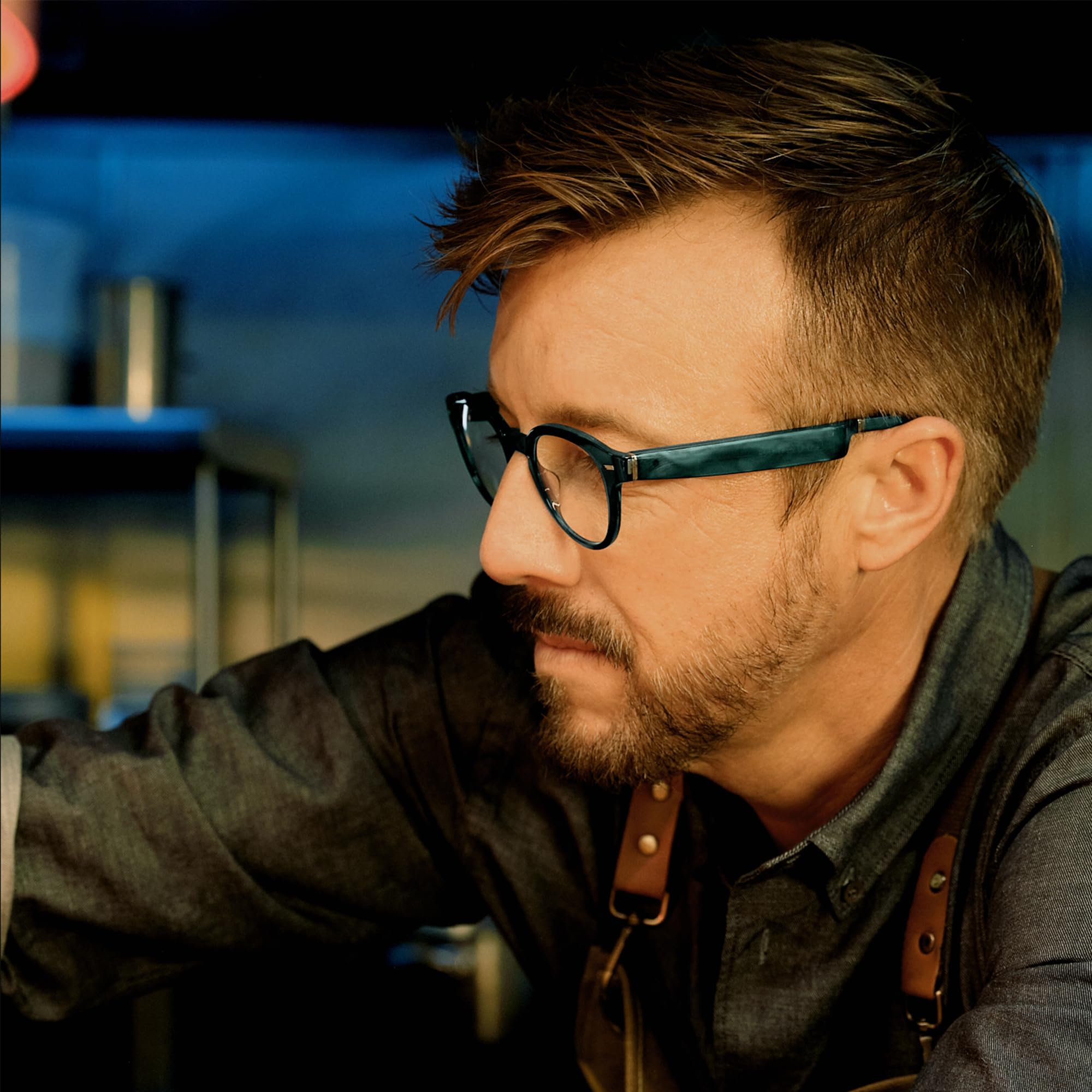 Amazon Echo Frames 3rd Gen with Echo Pop - Alexa Enabled Smart Glasses, Blue Tortoise Round Frames with Prescription Ready Lenses | Hands-Free Voice Control for Calls, Music & Smart Home (Ideal for Driving, Working & Active Lifestyles)