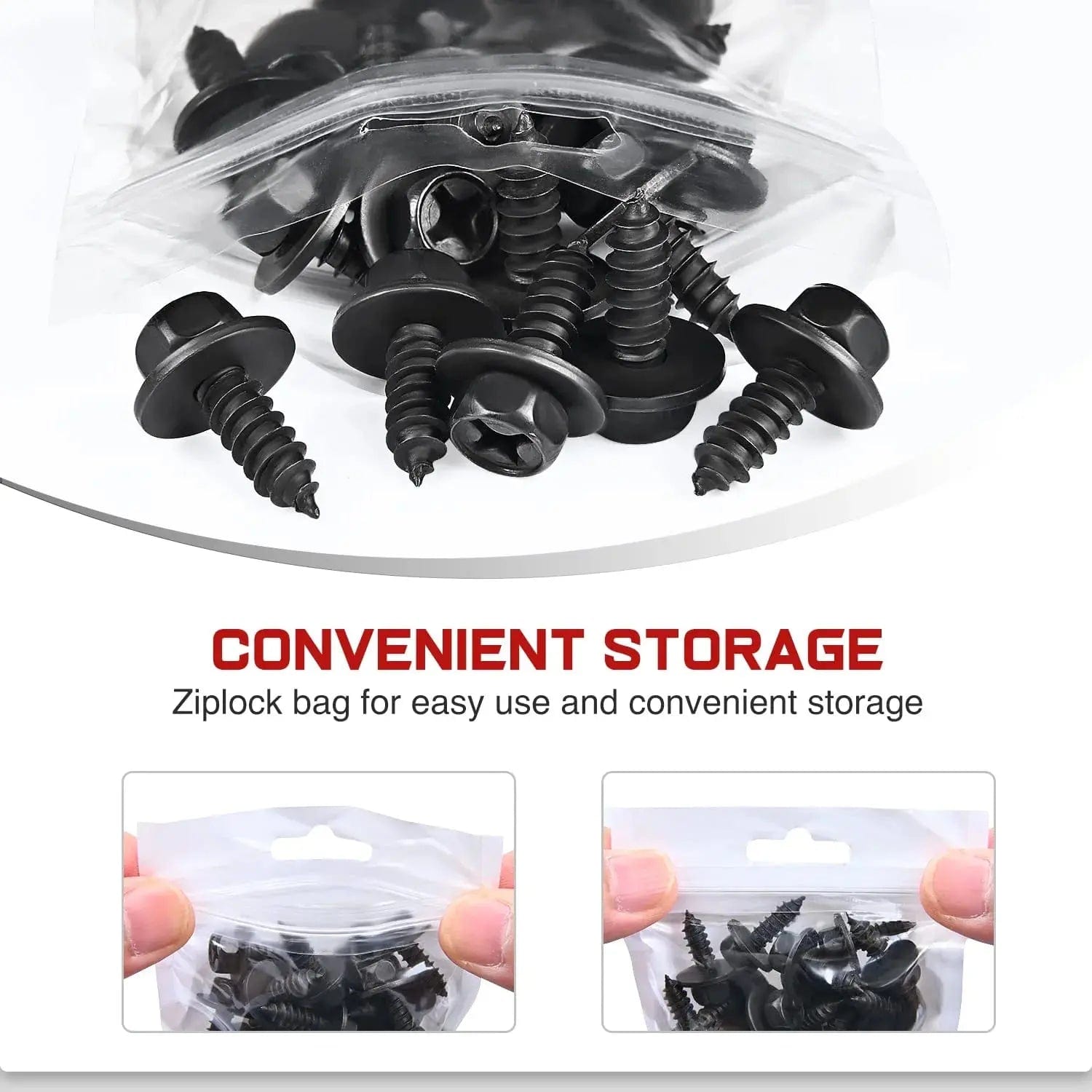 25 Pcs 9.8mm Hole 6mm Hex Head Screw Bolts for Toyota Avalon Camry Corolla Lexus - Bumper Cover Splash Shield Mud Guard Replacement (90159 60498) | Perfect for Auto Repair & DIY Car Maintenance