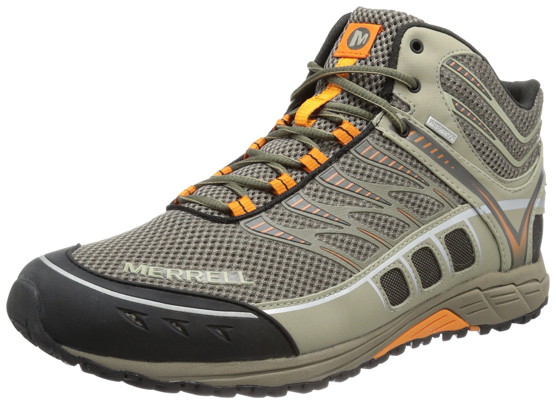Merrell Men's Mid Cut Minimal Trail Running Shoes - Lightweight Hiking & Outdoor Adventure Footwear for Trail Running, Hiking, and Backpacking