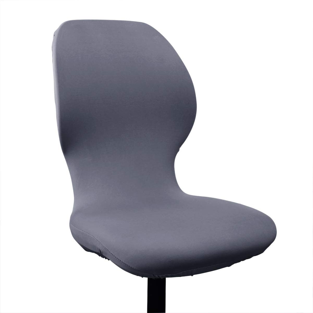 Healifty Universal Swivel Chair Cover - Stretchable Dust-Proof Slipcover for Office, Gaming & Executive Chairs (Purple/Grey) | Perfect for Home, Office & Gaming Setups