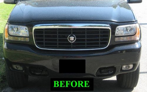 1999-2000 Cadillac Escalade Chrome Front Grille Kit - Replacement Grille for 99-00 Escalade Models - Perfect for Car Restoration & Custom Upgrades