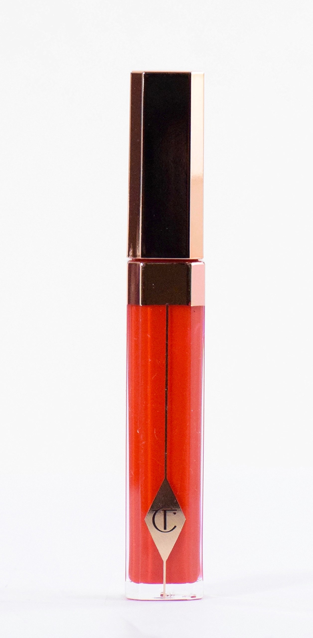 Charlotte Tilbury Lip Lustre Gloss - Red Vixen | Hydrating Plumping Lip Gloss with Shine & Volume | Perfect for Date Night & Special Occasions