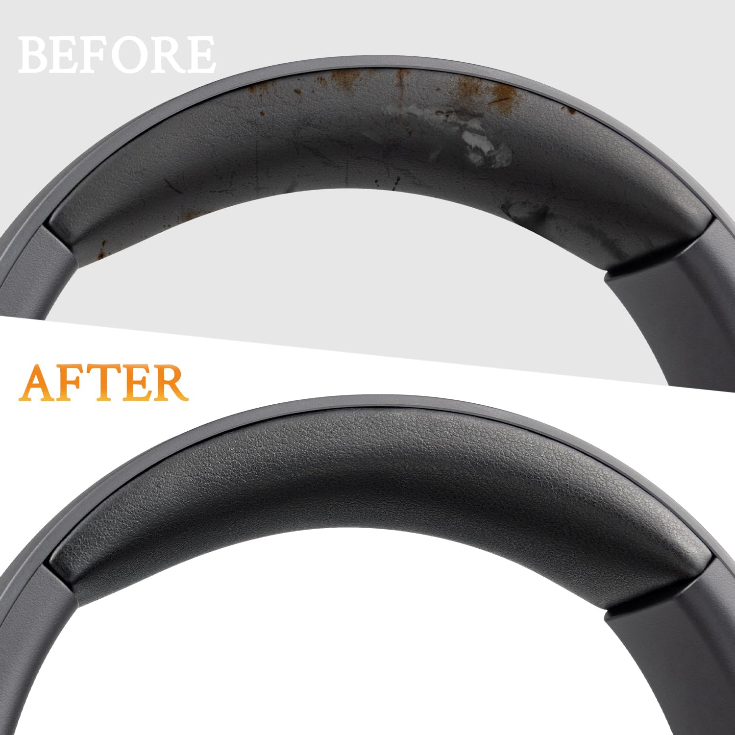 SOULWIT Replacement Headband Pad Kit for Razer Kraken X & V3X Gaming Headphones - Black Top Cushion Cover with Easy DIY Installation - Perfect for Gaming, Streaming & Office Use