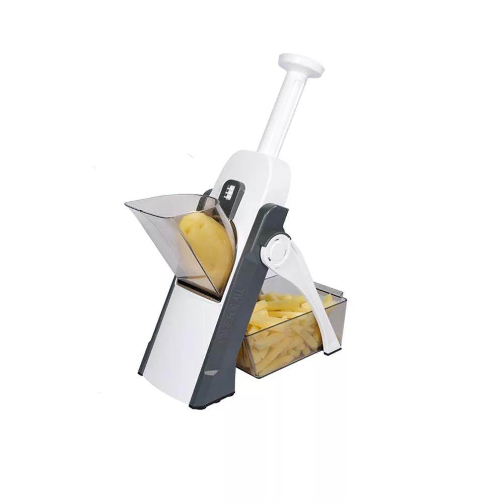 Premium Vegetable Chopper - Stainless Steel Kitchen Chopper with Container for Onions, Tomatoes, Peppers | Perfect for Meal Prep, Salads & Cooking | Easy Clean & Storage