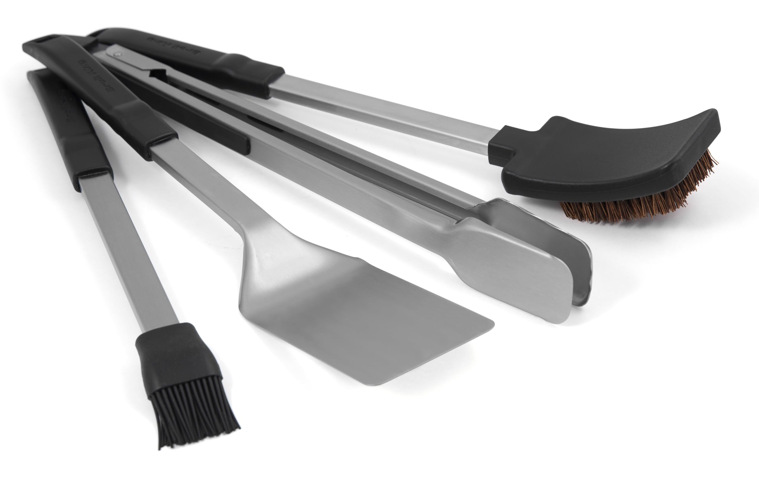 Broil King 64003 Baron Series 5-Piece Stainless Steel BBQ Grill Tool Set for Outdoor Cooking, Grilling, and Backyard Barbecues