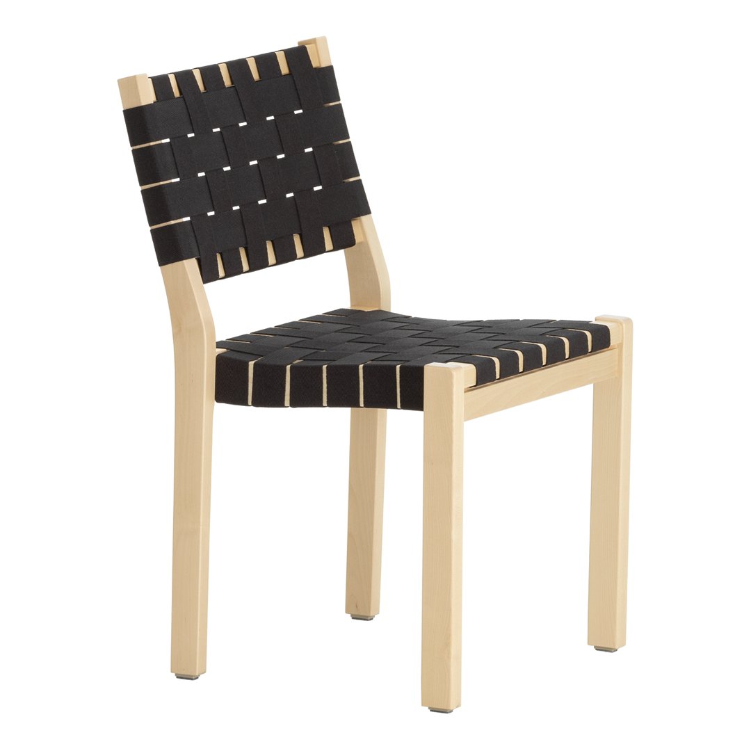 Artek Alvar Aalto 611 Chair - Iconic Scandinavian Modern Design for Living Room, Dining Room & Office