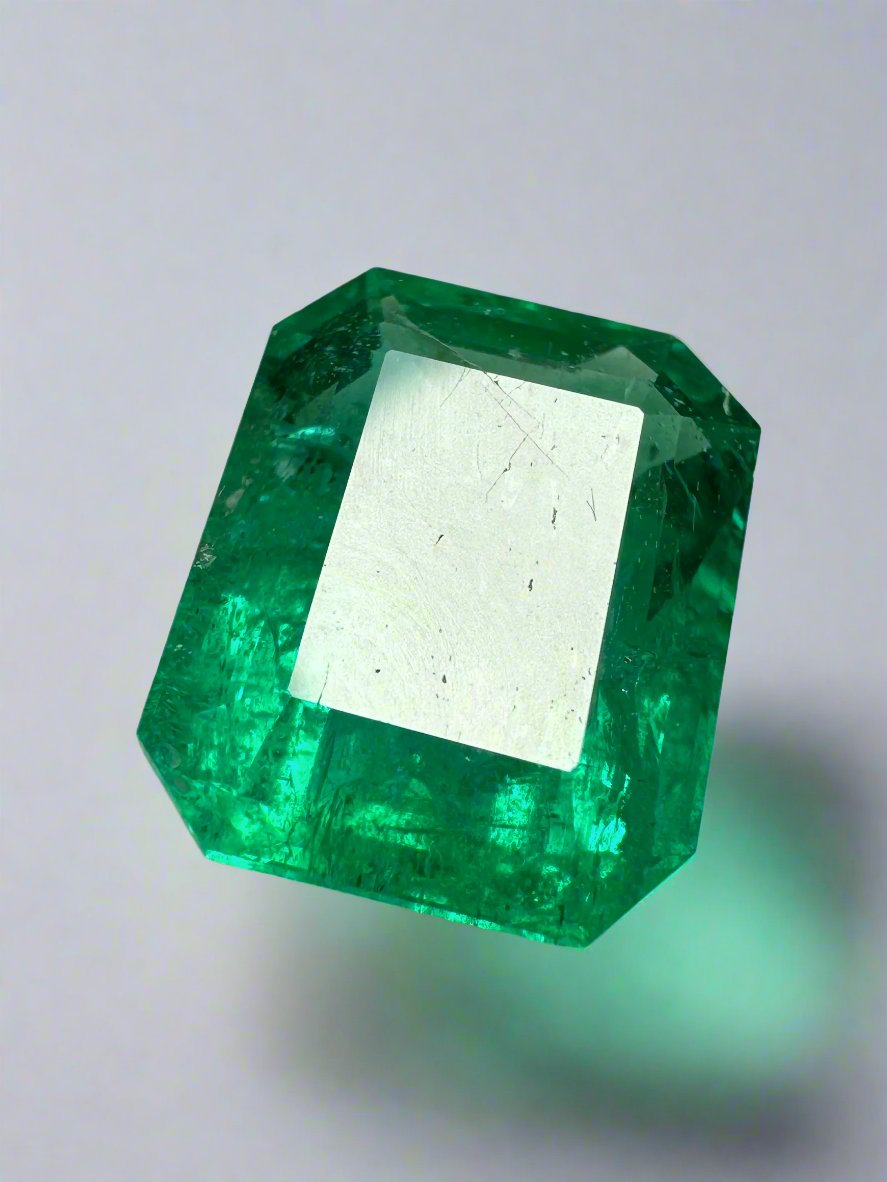 4.36 Carat 11x9mm Deep Green Natural Loose Zambian Emerald Gemstone - Perfect for Jewelry Making, Engagement Rings & Luxury Gifts