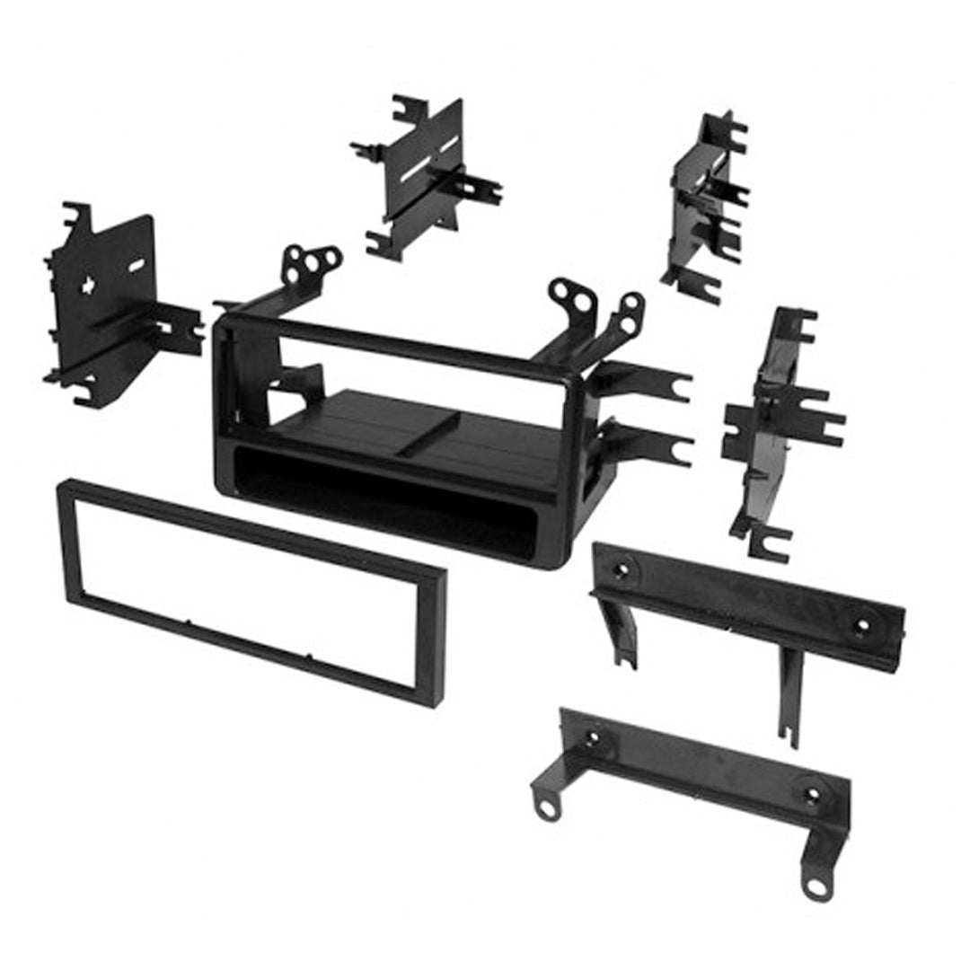 2000-2016 Toyota & Scion Single DIN/ISO Car Stereo Installation Kit with Pocket - Compatible with Multiple Models - Perfect for Aftermarket Radio Upgrades & Custom Audio Installations