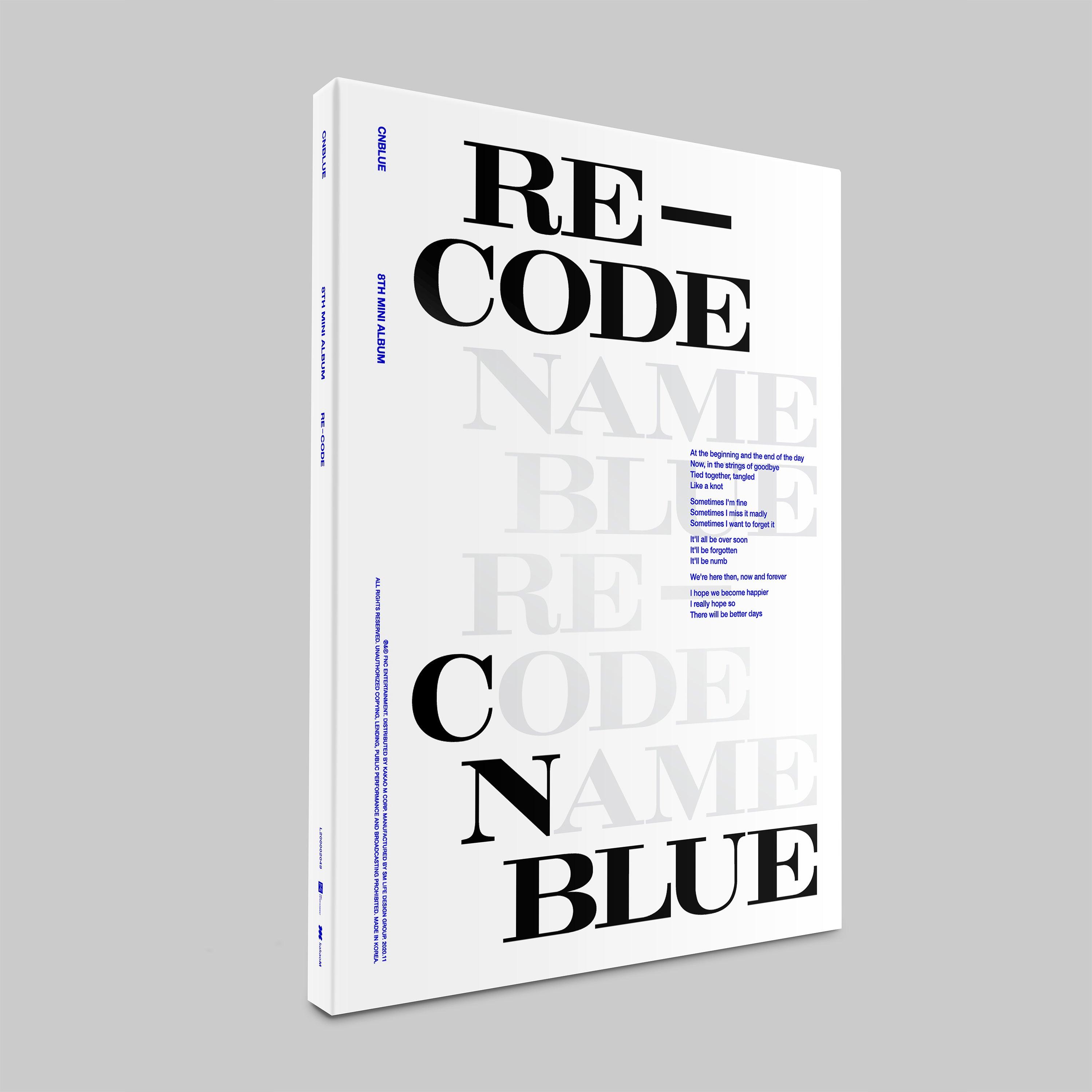 CNBLUE 8th Mini Album 'RE CODE' - K-Pop Music CD - Perfect for K-Pop Fans, Collectors & Gift Giving