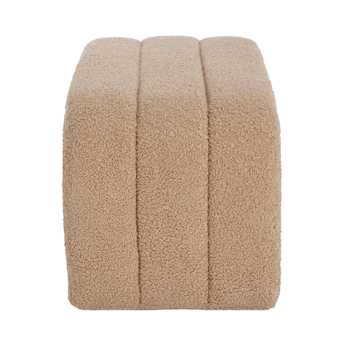 Room Life Cleo Fur Bench - Soft Faux Fur Upholstered Bench for Living Room, Bedroom & Entryway - Stylish & Comfortable Seating for Home Decor