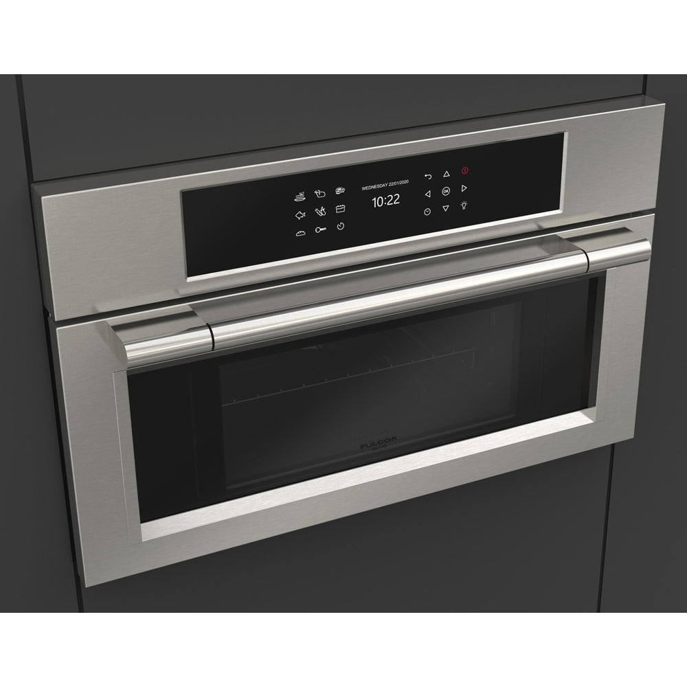 Fulgor Milano 30-inch 600 Series Pro 3-in-1 Steam Multi-Level Cooking Oven - Steam, Convection & Combi Steam Functions (Model F6PSCO30S1) | Perfect for Professional Kitchens, Home Chefs & Baking Enthusiasts