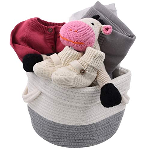 Organic Baby Gift Basket Set - Handmade Newborn Essentials & Natural Toys for Boys & Girls | Perfect Baby Shower, Christening & Welcome Home Gift