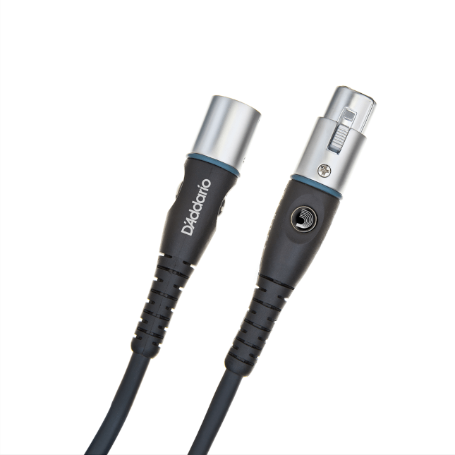 D'Addario PW M 05 Custom Series Microphone Cable 5ft - Premium XLR Cable for Studio Recording, Live Performances & Podcasting